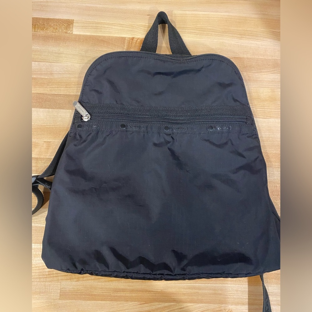 LeSportSac Black Nylon Backpack